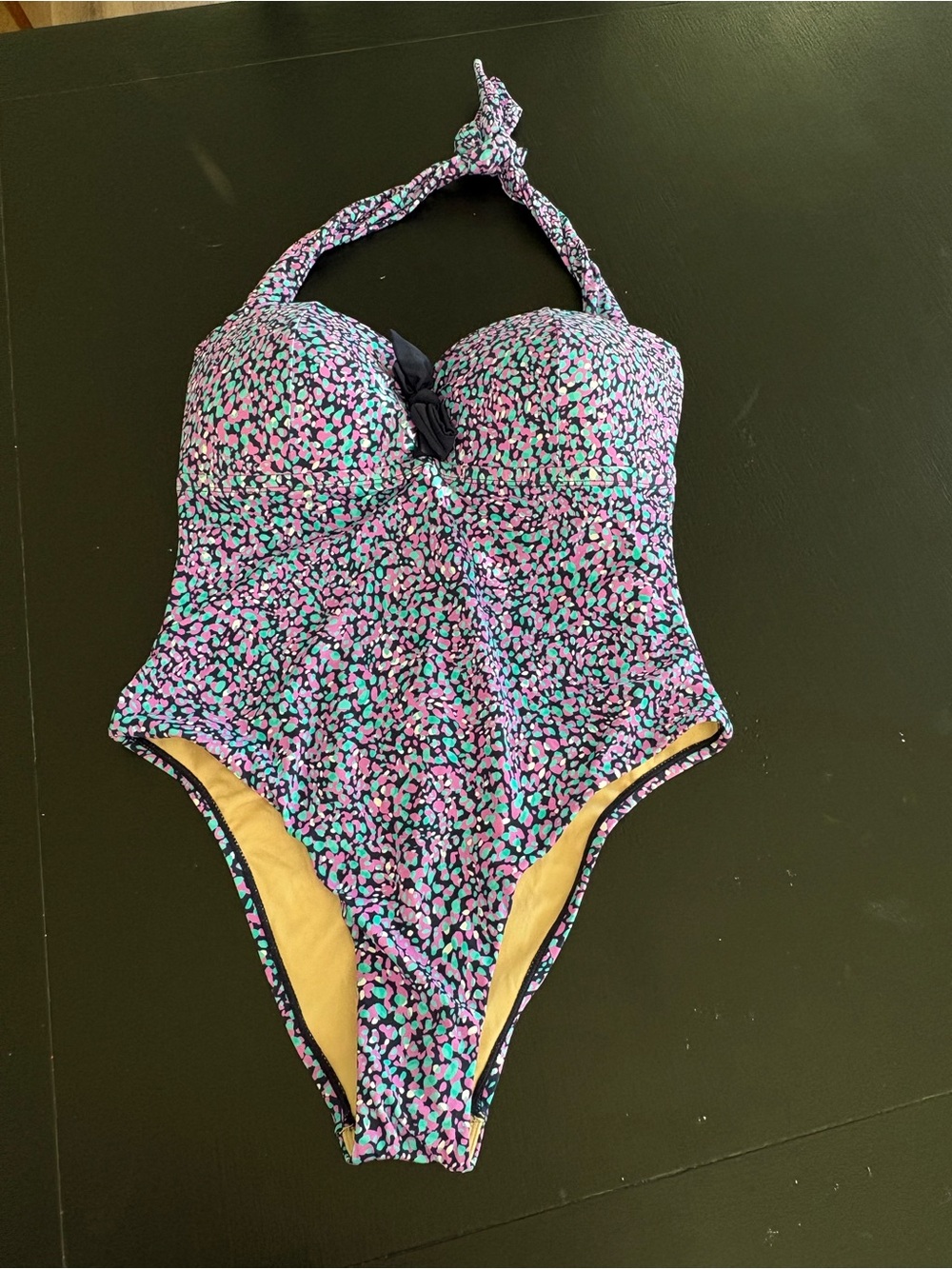 Swimsuits For All Womens Halter One-Piece Swimsuit inFloral- New never worn